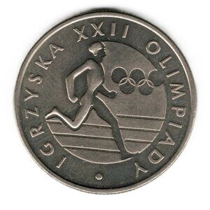 1980 Poland 20 zlotych Olimpics coin